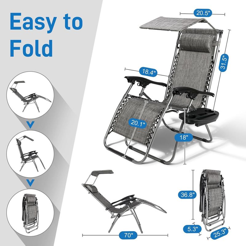 Bonnlo Zero Gravity Chair - Image 4