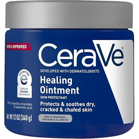 CeraVe Healing Ointment, Hyaluronic Acid Skin Protectant for Dry Skin, 12oz | Skin ...