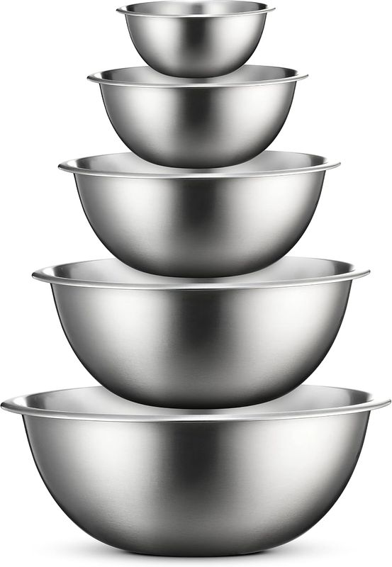 FineDine Stainless Steel Mixing Bowls Set - Image 2