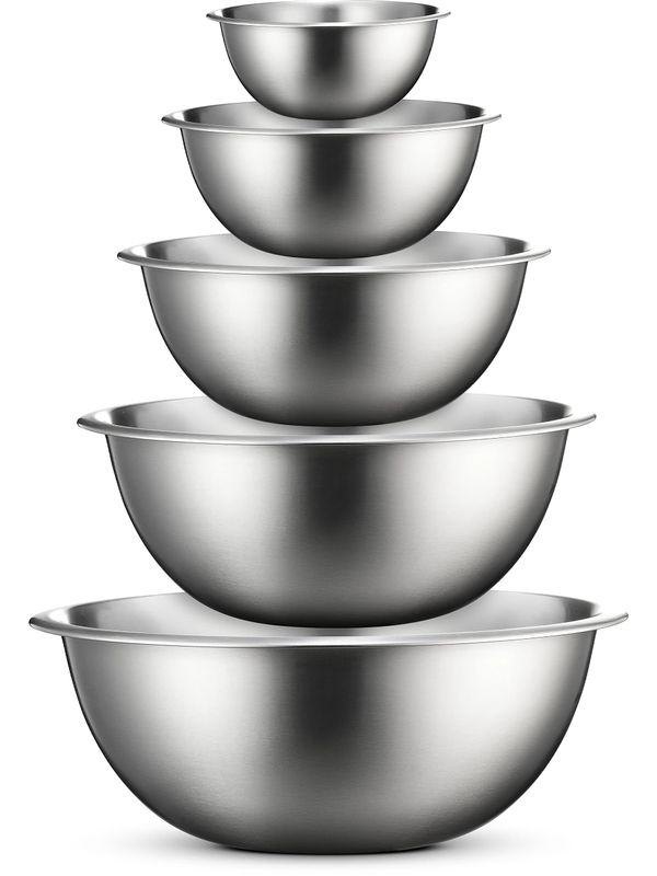 FineDine Stainless Steel Mixing Bowls Set - Image 1