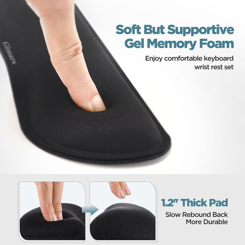 Gimars Gel Memory Foam Keyboard Wrist Rest - Image 10