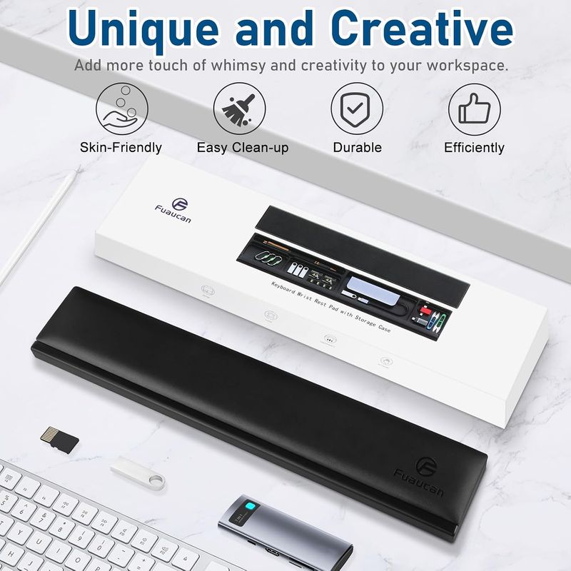 Keyboard Wrist Rest with Storage - Image 8