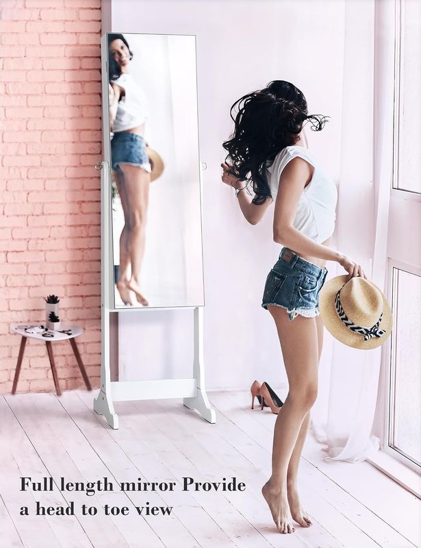 Nicetree Jewelry Cabinet with Mirror - Image 9