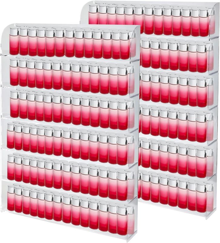 Yaeccc 2 Pack Acrylic Nail Polish Rack - Image 2