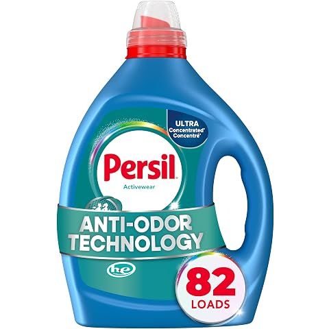 Persil Activewear Clean Liquid Laundry Detergent, 82 Loads, 82.5 Fl Oz | Deep Clean...