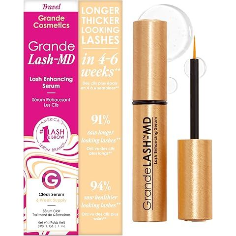 Grande Cosmetics GrandeLASH-MD Lash Enhancing Serum - Peptide & Vitamin Infused For...