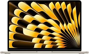 2024 MacBook Air 13-inch Laptop with M3 chip: 13.6-inch Liquid Retina Display, 16GB Unified Memory, 512GB SSD Storage, Backlit Keyboard, 1080p FaceTime HD Camera, Touch ID; Starlight