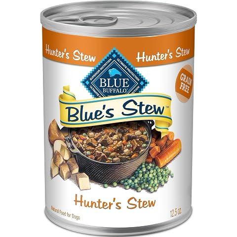 Blue Buffalo Blue's Stew Duck Adult Grain-Free Wet Dog Food, 12.5 oz, 12 ct | Grain...