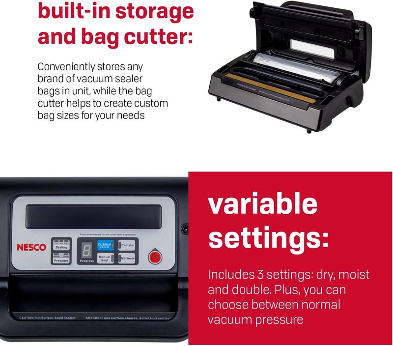 Nesco VS-12 Vacuum Sealer - Image 5
