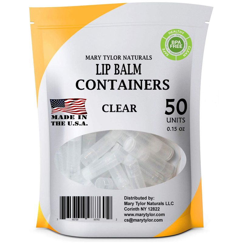 Clear Lip Balm Containers (50-Pack) - Image 1