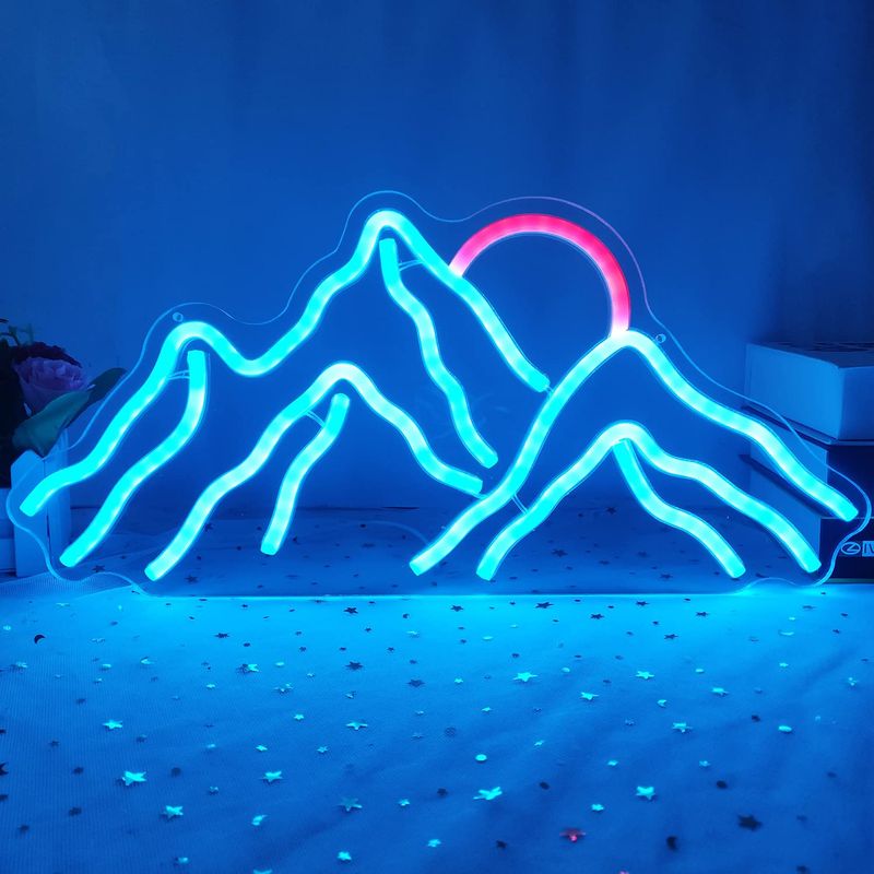 Mountain Neon LED Light Sign - Image 1