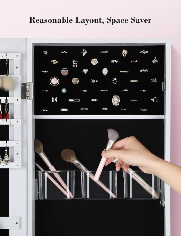 Nicetree Jewelry Cabinet with Mirror - Image 11