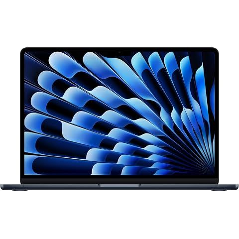 Apple 2025 MacBook Air 13-inch Laptop with M4 chip: Built for Apple Intelligence, 13.6-inch Liquid Retina Display, 16GB Unified Memory, 256GB SSD Storage, 12MP Center Stage Camera, Touch ID; Midnight 16GB Unified Memory, 256GB SSD Storage Midnight Without AppleCare+