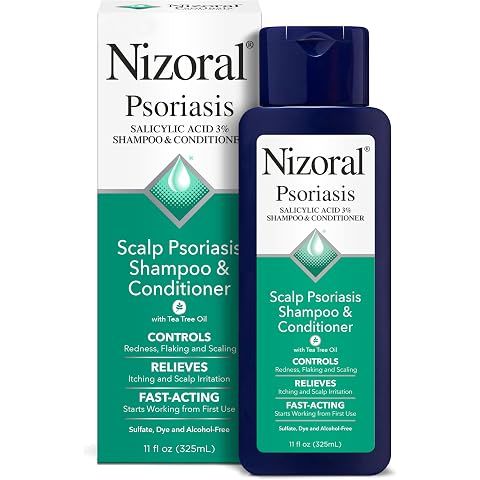 Nizoral Psoriasis Shampoo & Conditioner, 11 Oz, Gentle Scalp Treatment, Relieves It...