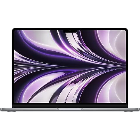 Apple 2022 MacBook Air with M2 Chip, 13-inch, 8GB RAM, 256GB SSD, Space Gray (Renew...