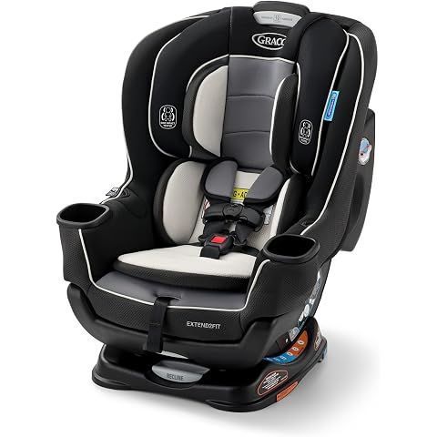 Graco Extend2Fit Convertible Car Seat, Rear and Forward Facing Car Seat with Adjust...
