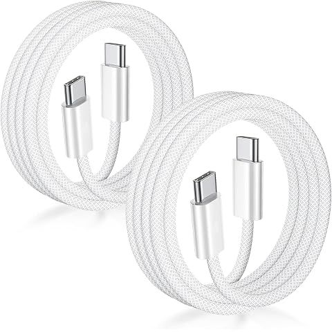 2-Pack USB-C to USB-C Cables for $2.79!