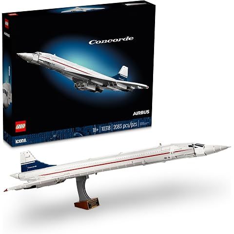 LEGO - Icons Concorde Model Plane Building Set 10318