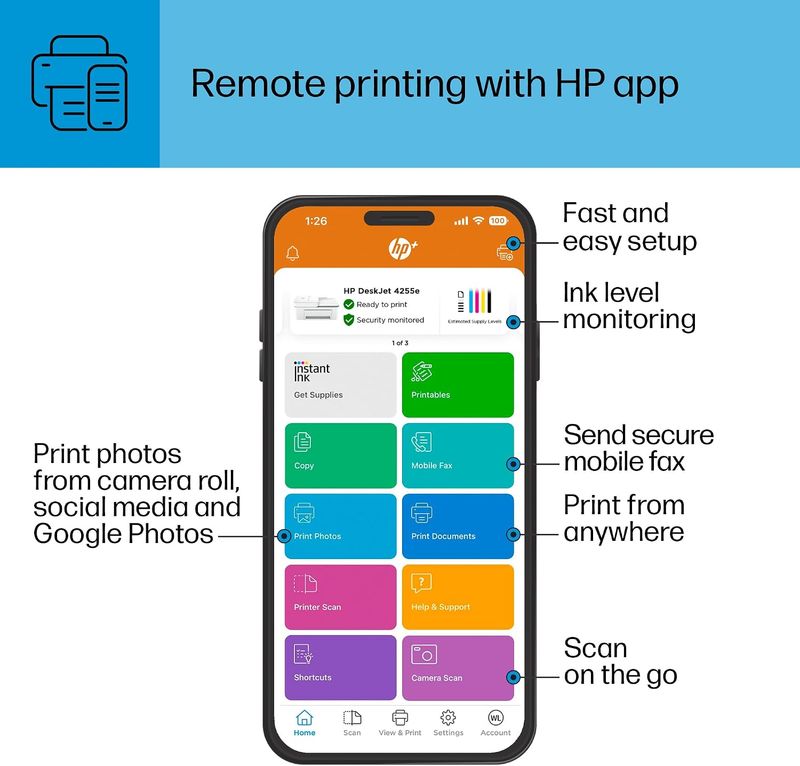 HP DeskJet 4255e Printer - Image 11