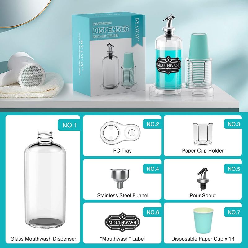 BYAWAY Mouthwash Dispenser - Image 4