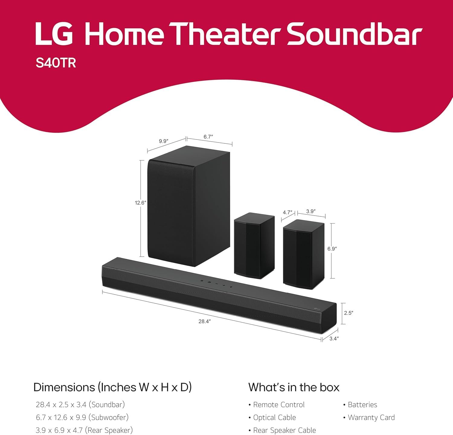 LG S40TR Soundbar - Image 6