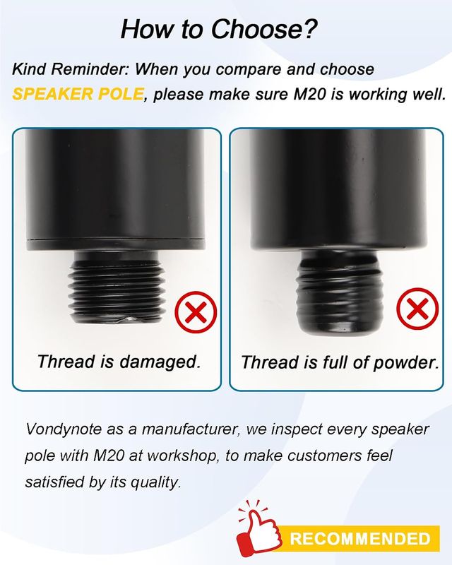 Set of 2 Speaker Poles - Image 8