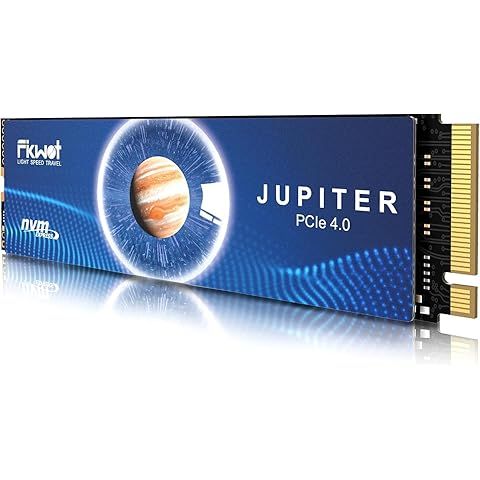 Fikwot FX991 M.2 SSD 1TB NVMe SSD M2 2280 PCIe Gen 4x4, Read Up to 7000MB/s, Intern...