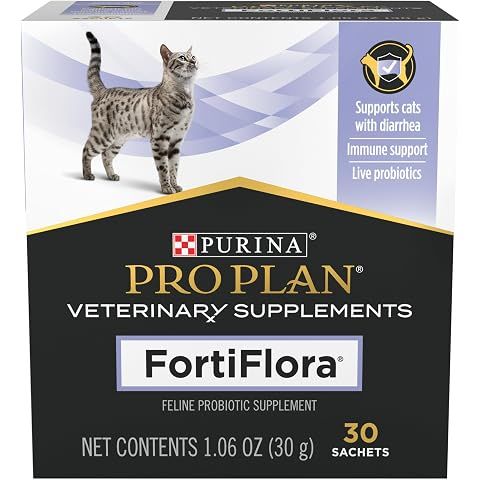 Pro Plan Veterinary Diets FortiFlora Daily Probiotic Powder Supplement for Cats wit...