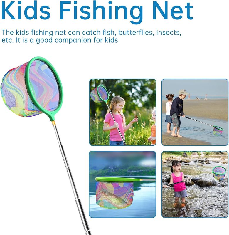 Kids Telescopic Fishing Net with Bucket - Image 6