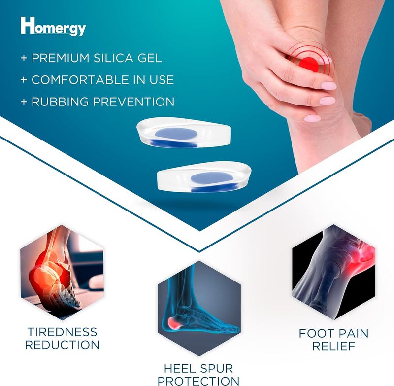 Gel Silicone Heel Cups/Pads - Image 3