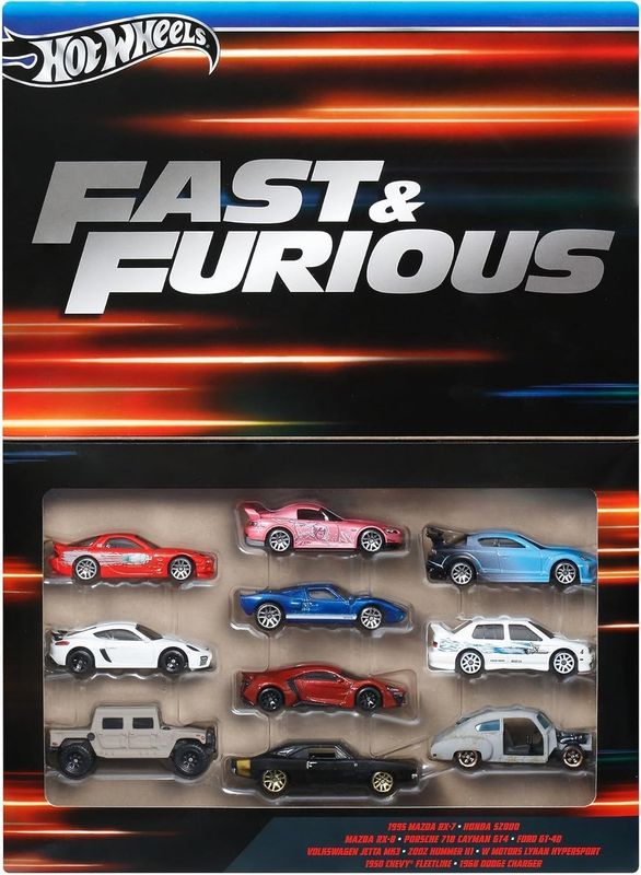 Hot Wheels Fast and Furious 10 Car Pack - Image 3