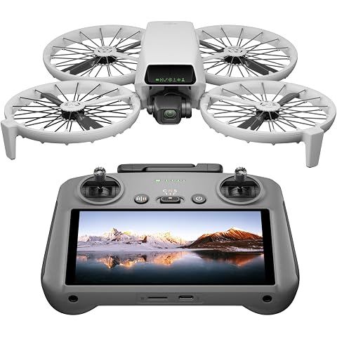 DJI Flip With RC 2 Screen Remote Controller, Follow Me Drone With 4K UHD Camera for...