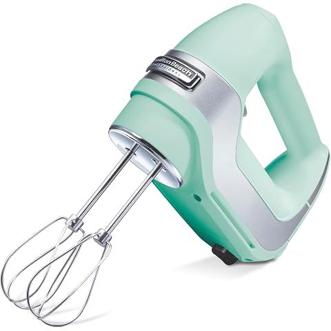 Hamilton Beach Professional 5-Speed Electric Hand Mixer with Snap-On Storage Case, ...