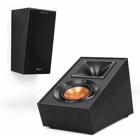 Klipsch R-41SA Powerful Detailed Home Speaker Set of 2 Black