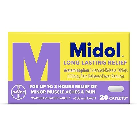 Midol Long Lasting Relief 20ct: Midol Long Lasting Relief, Menstrual Symptom Reliev...