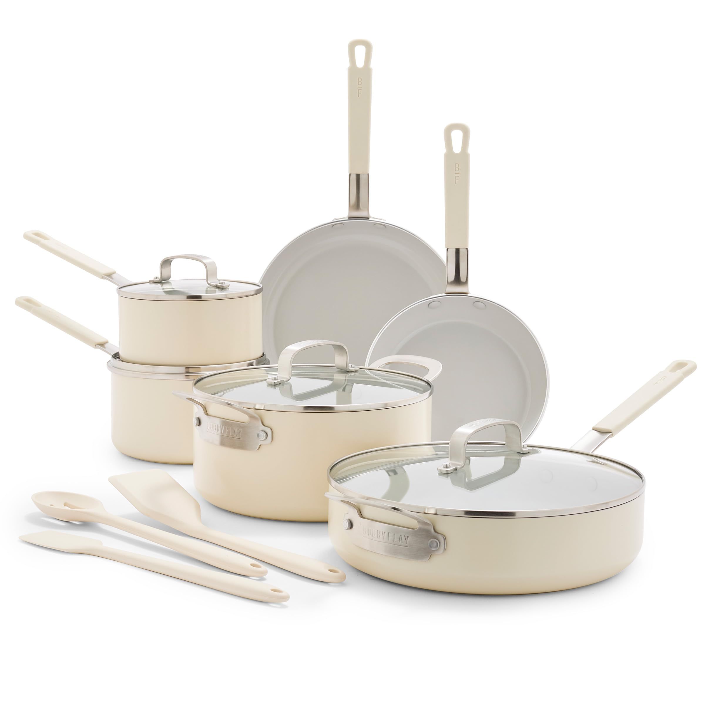 $139.99 for GreenPan x Bobby Flay 13 Piece Ceramic Cookware Set