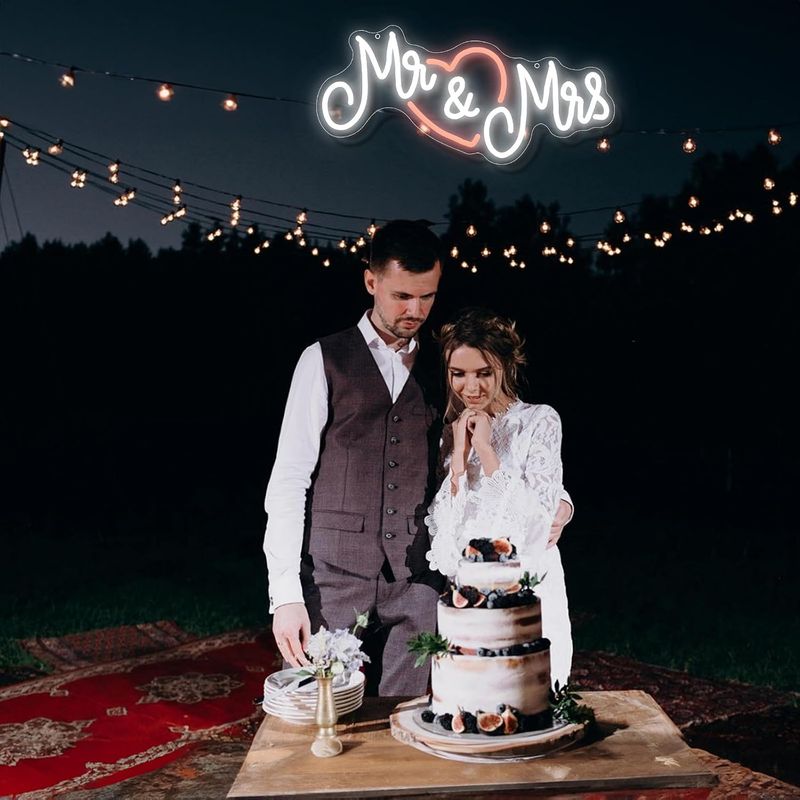 Mr and Mrs Neon Sign - Image 6