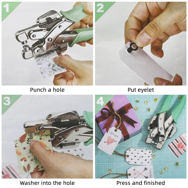 Grommet Tool Kit and Eyelet Punch Pliers - Image 5