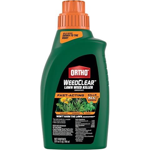 Ortho WeedClear Lawn Weed Killer Concentrate, 32 fl. oz. | Weed Killer for Lawns, K...