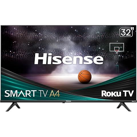 Hisense 32-Inch Class A4 Series HD 720p Smart Roku TV with Alexa Compatibility (32A...
