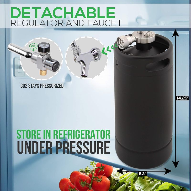 NutriChef Pressurized Growler Tap System - Image 13