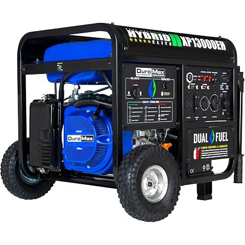 Duromax XP13000EH Generator, Blue/Gray