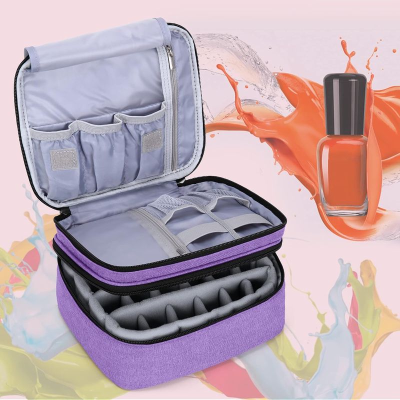 LUXJA Nail Polish Carrying Case - Purple - Image 8