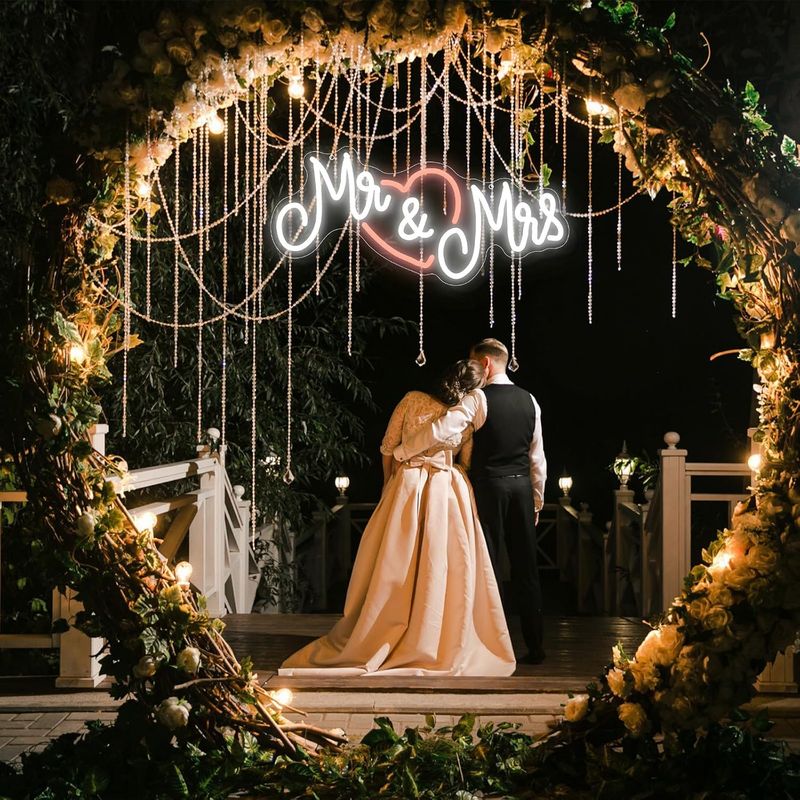 Mr and Mrs Neon Sign - Image 7