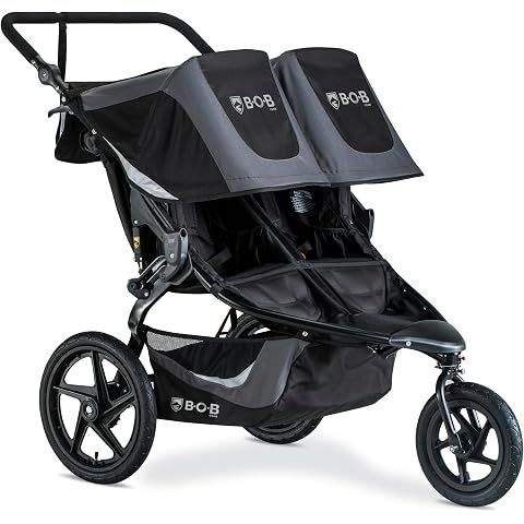 BOB Gear Revolution Flex 3.0 Duallie Jogging Stroller โ Graphite Black | Versatile ...