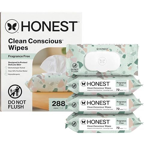 The Honest Company Multi-Use Baby Wipes, Geo Mood, 288 Count | Baby Wipes, 288 Ct. ...