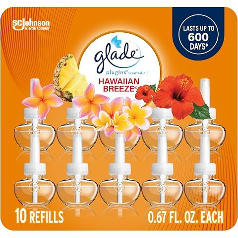 Glade PlugIns Refills Air Freshener, Scented and Essential Oils for Home and Bathro...