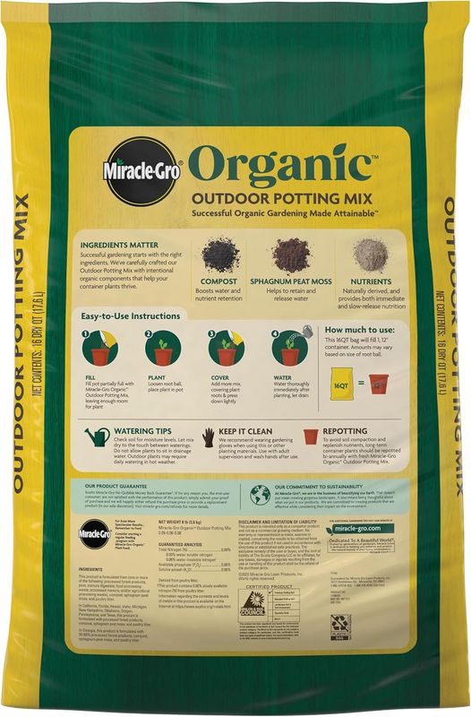 Miracle-Gro Organic Potting Mix - Image 12