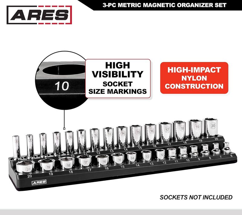 ARES Magnetic Socket Organizer Set - Image 13