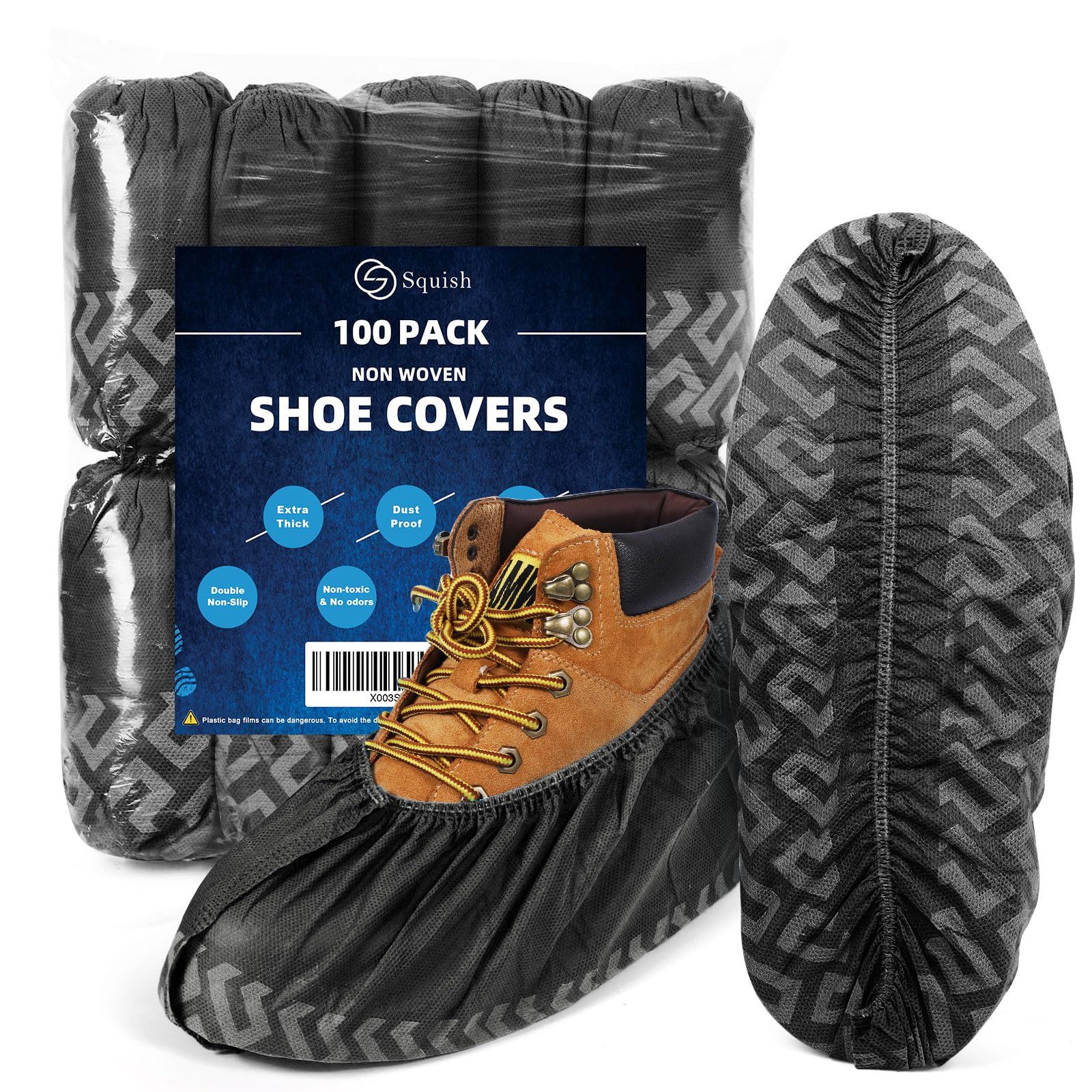 Disposable Shoe Covers 100 Pack - Image 1